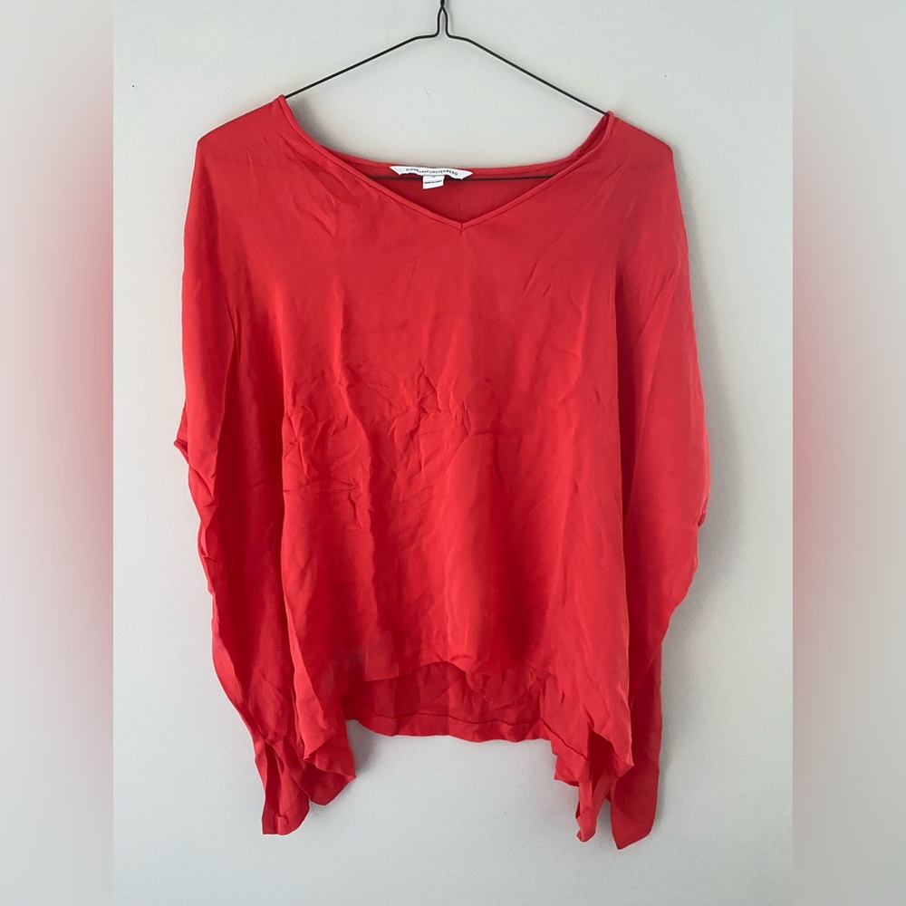 DVF Adria Silk Top